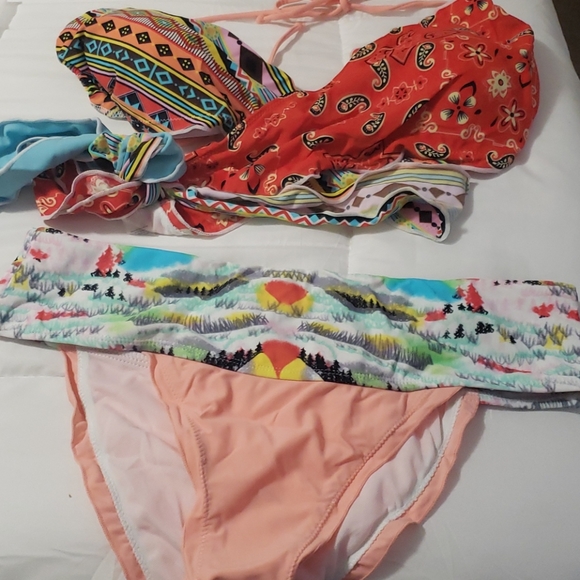 💥sale 💥New boutique swimsuit L top Xl bottom - Picture 14 of 15